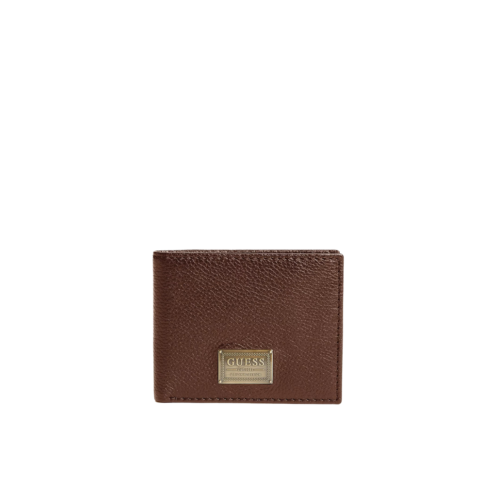 Guess Men Bishop Bifold Wallet - Brown