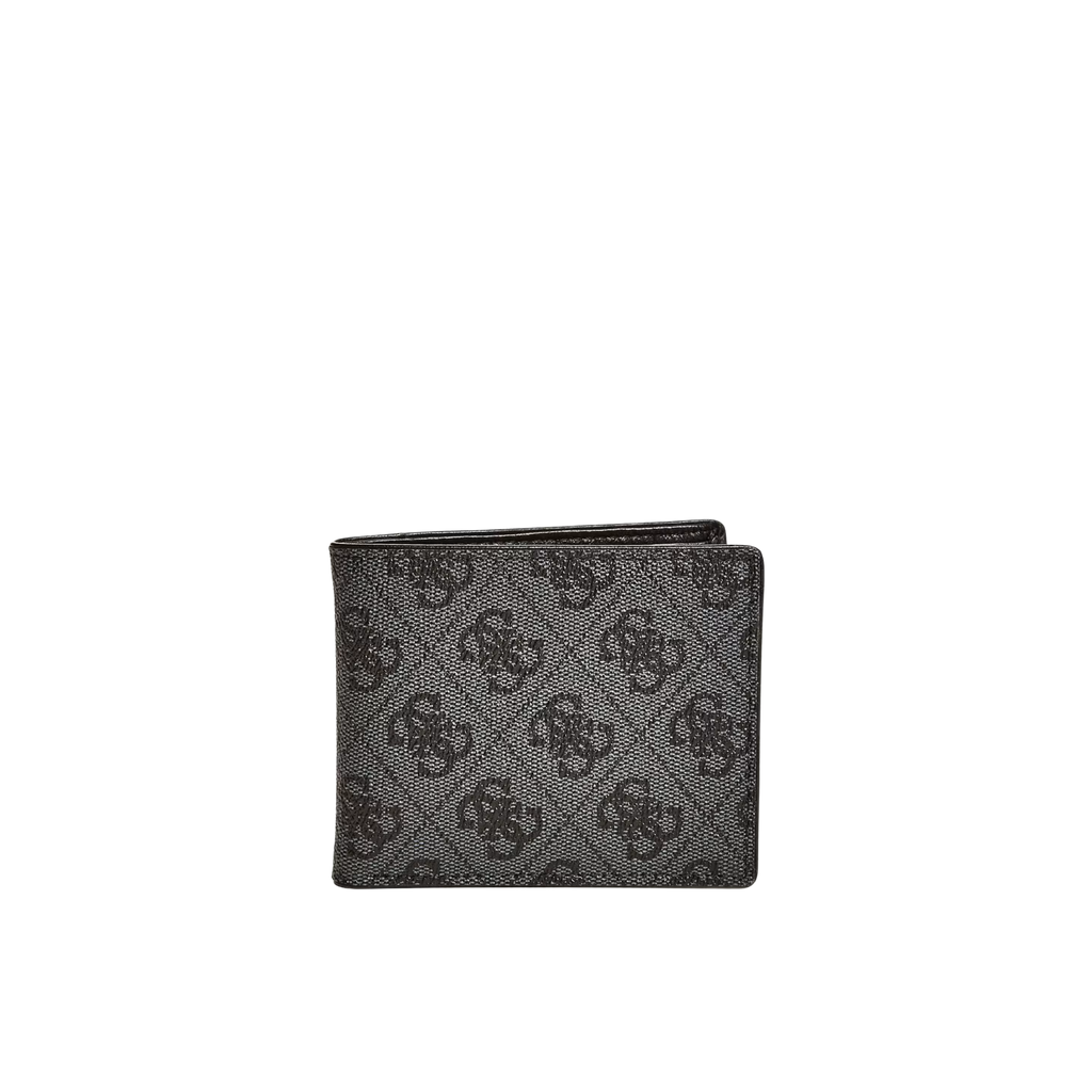 Guess Men Milano Logo Backpack Wallet - Black