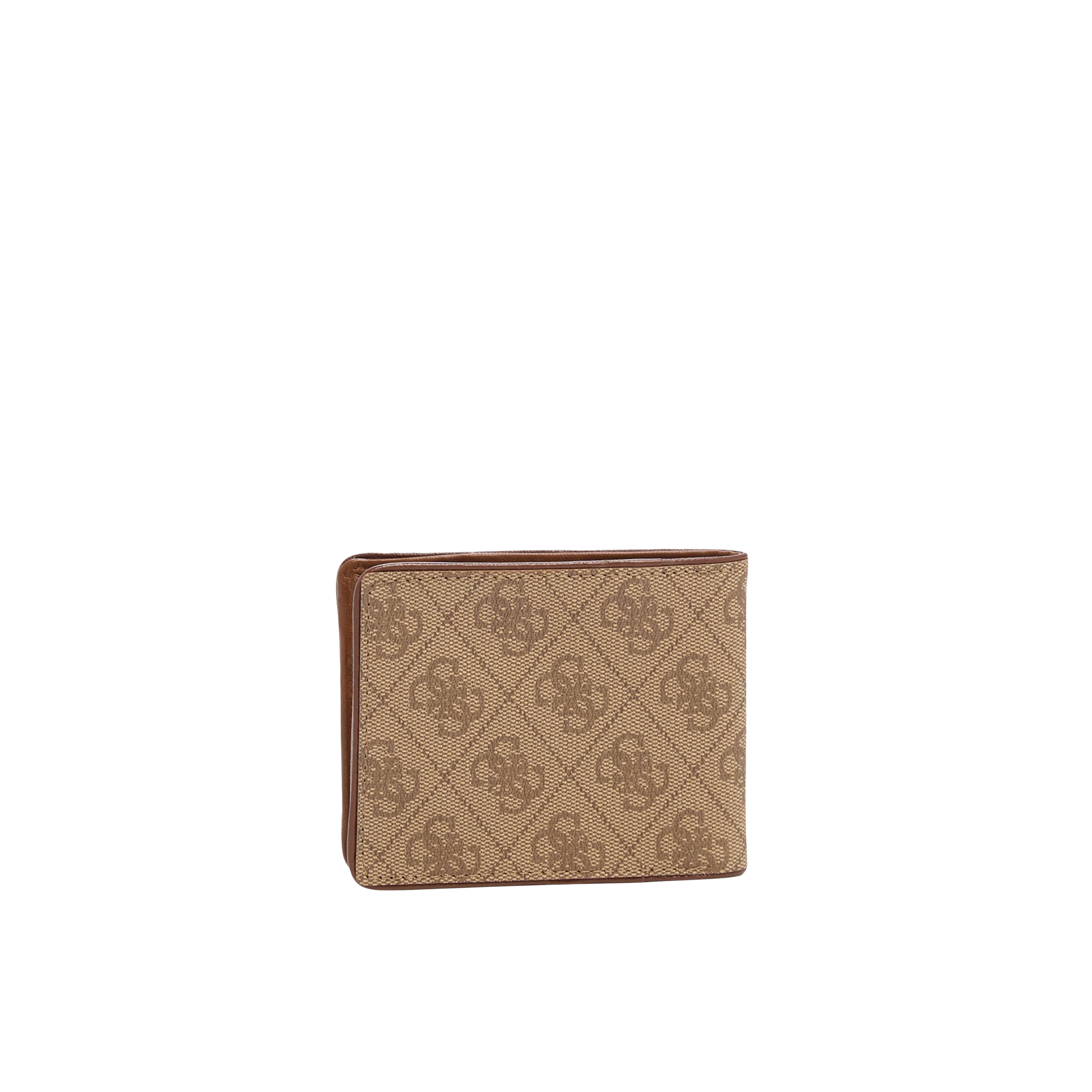 Guess Men Jared Signature Slimfold Wallet - Tan