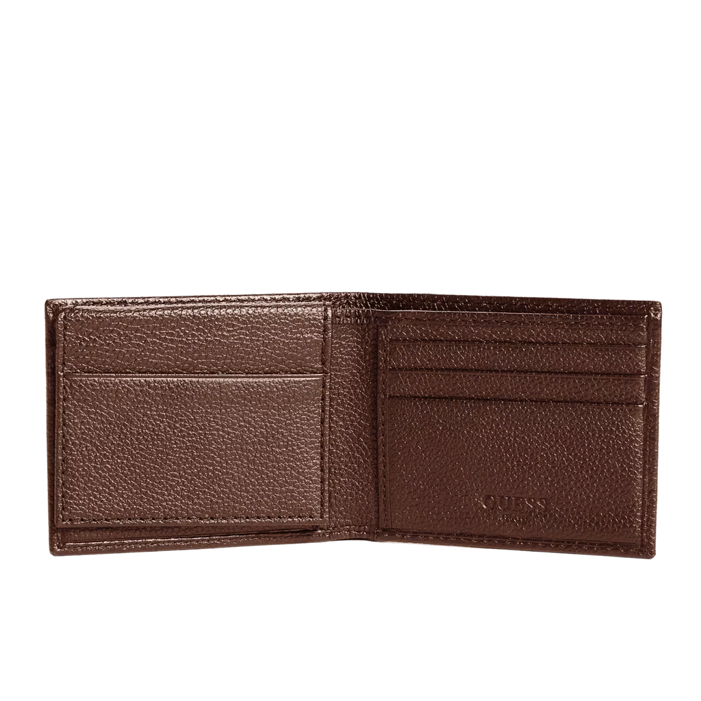 Guess Men Bishop Bifold Wallet - Brown