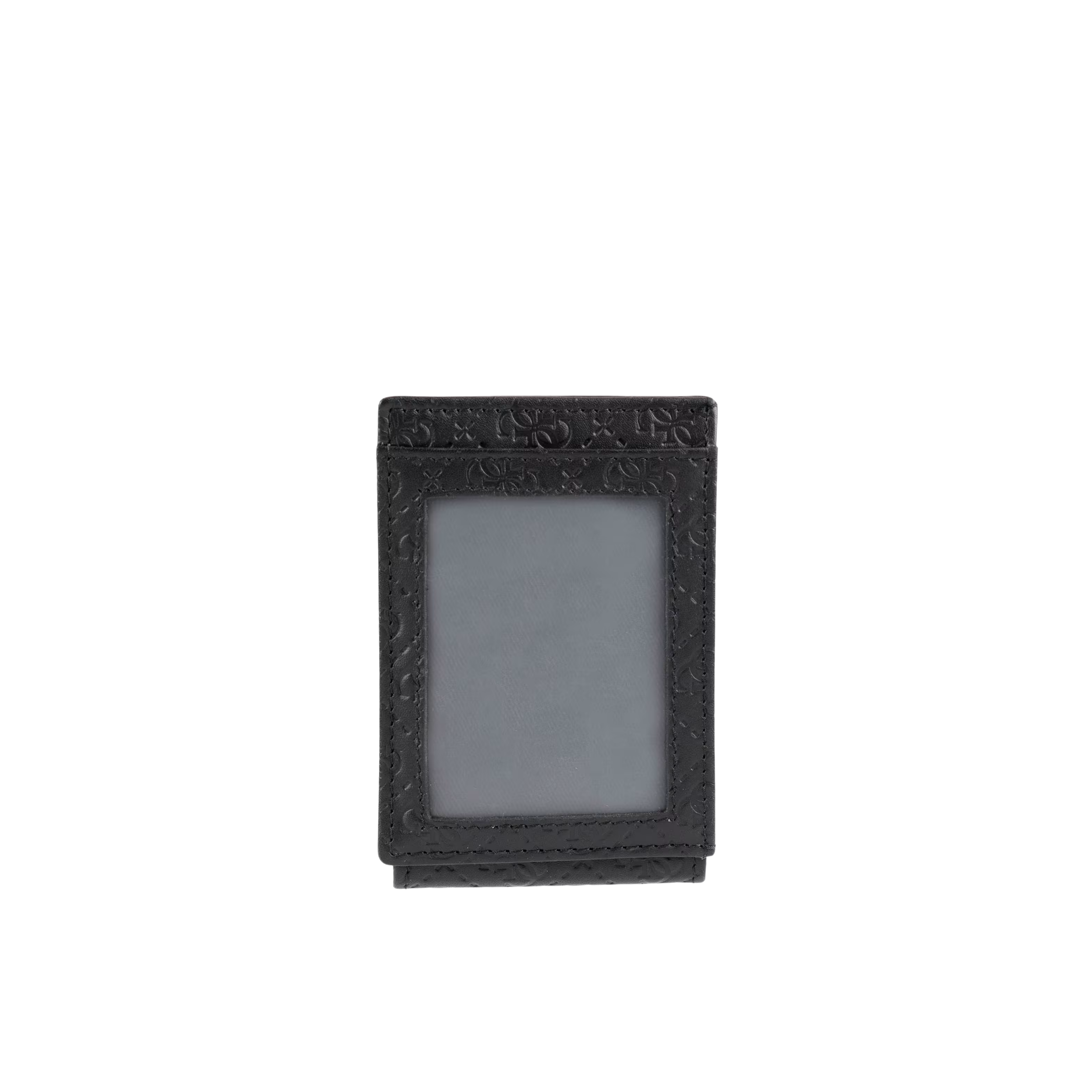 Guess Men Mesa Magnetic Fold Wallet - Black Red