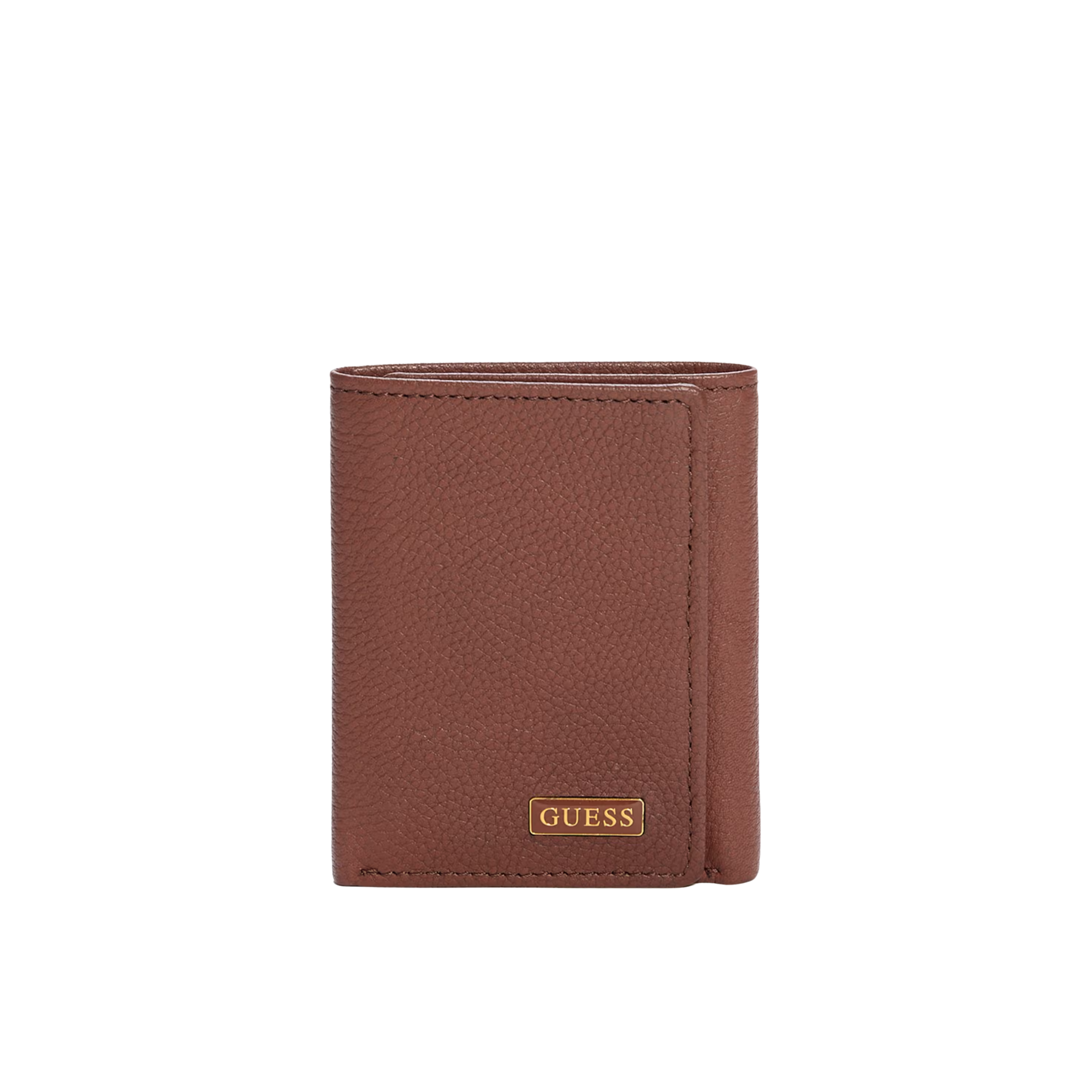 Guess Men Alec Trifold Wallet - Brown