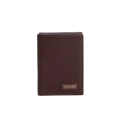 Guess Men Alex Smooth Z Fold Wallet - Brown