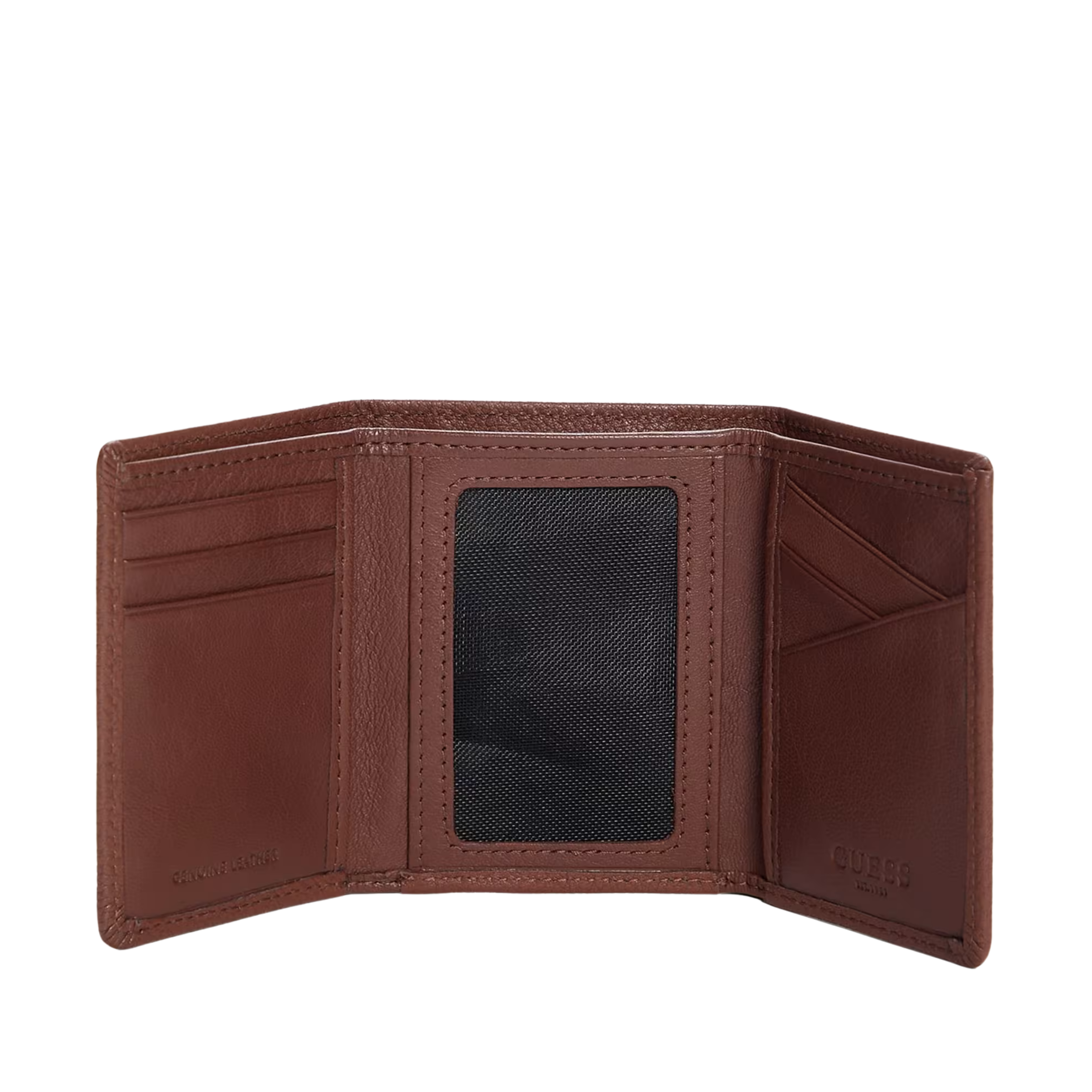 Guess Men Alec Trifold Wallet - Brown