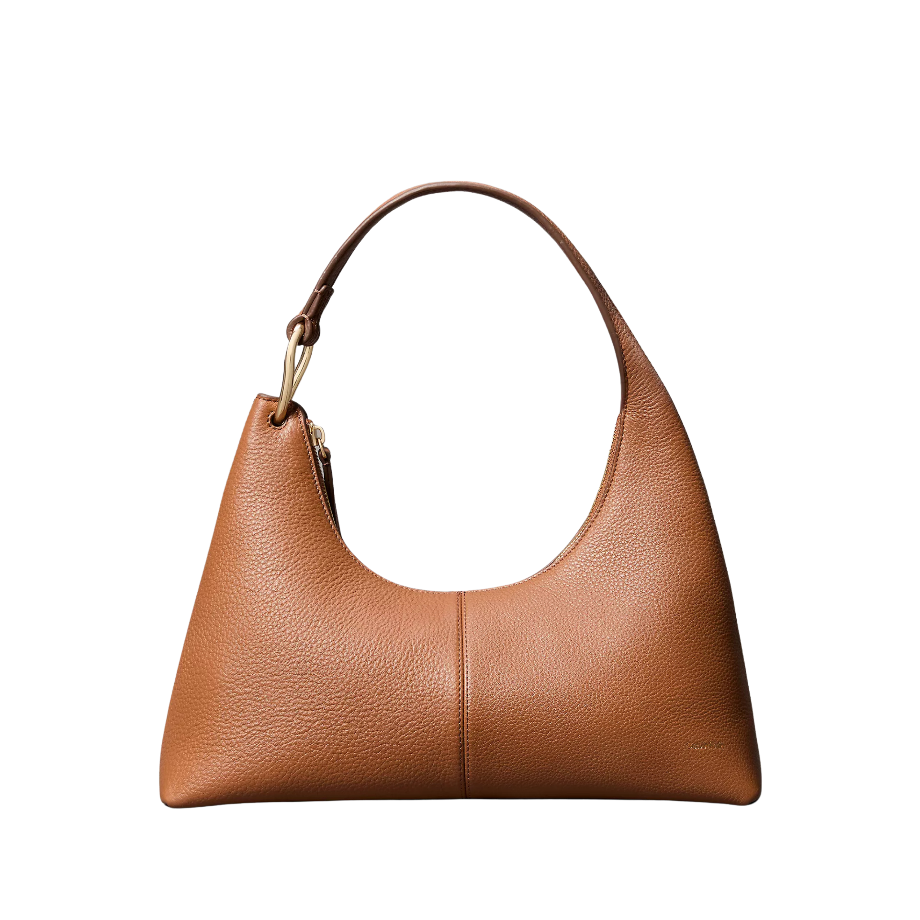 Calvin Klein Women Slouchy Leather Shoulder Bag - Argan Oil