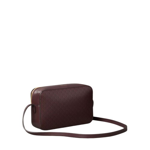 Calvin Klein Women Allover Emblem Logo Camera Bag - Monogram Fudge
