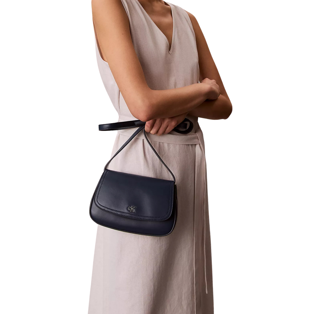 Calvin Klein Women Monogram Flap Camera Bag - Key Largo