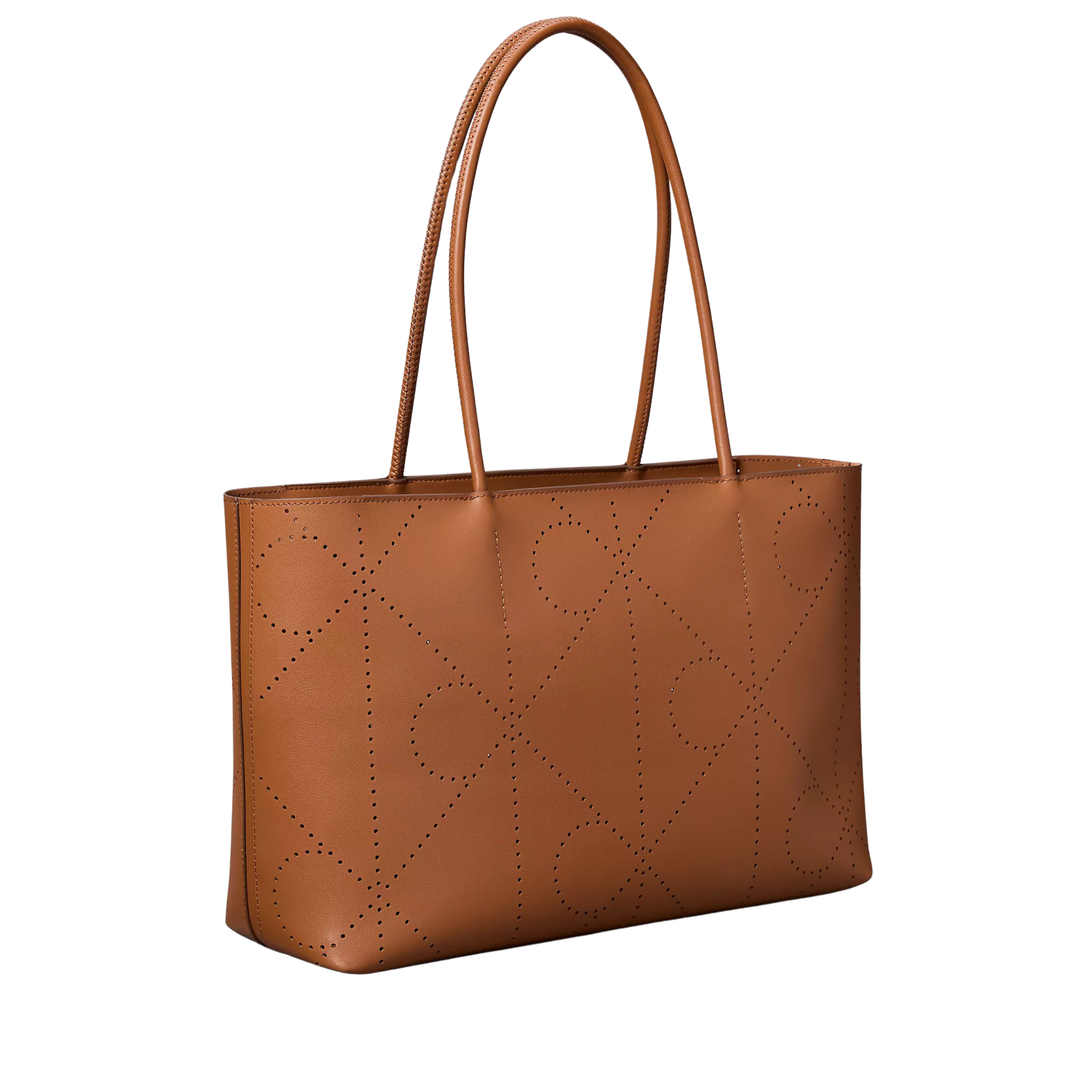 Calvin Klein Women Perforated Emblem Logo Tote Bag - Argan Oil