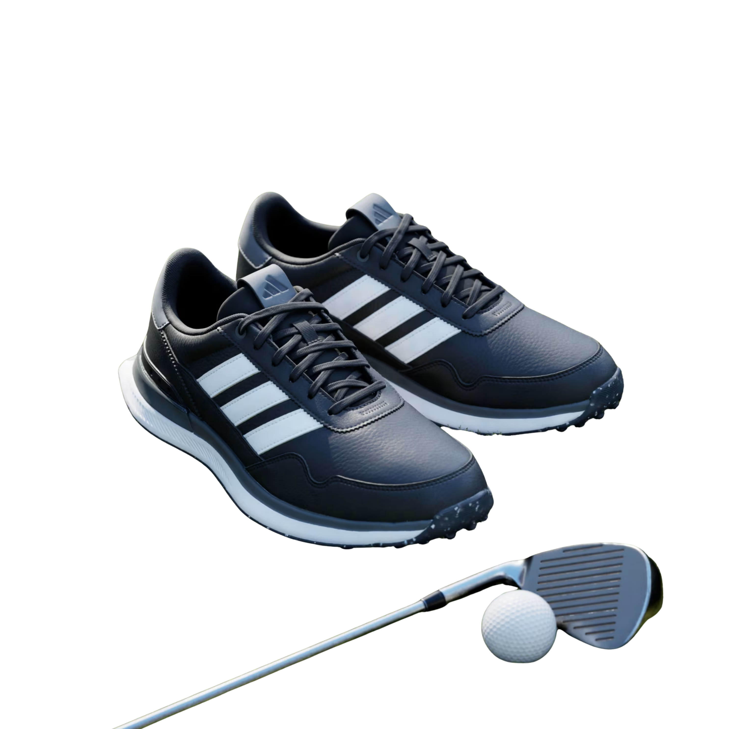 Adidas Men S2G 26 Leather Spikeles Golf - Core Black Cloud White