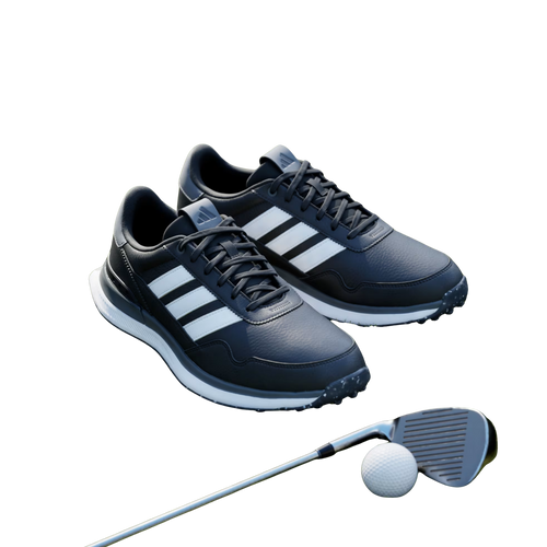 Adidas Men S2G 26 Leather Spikeles Golf - Core Black Cloud White