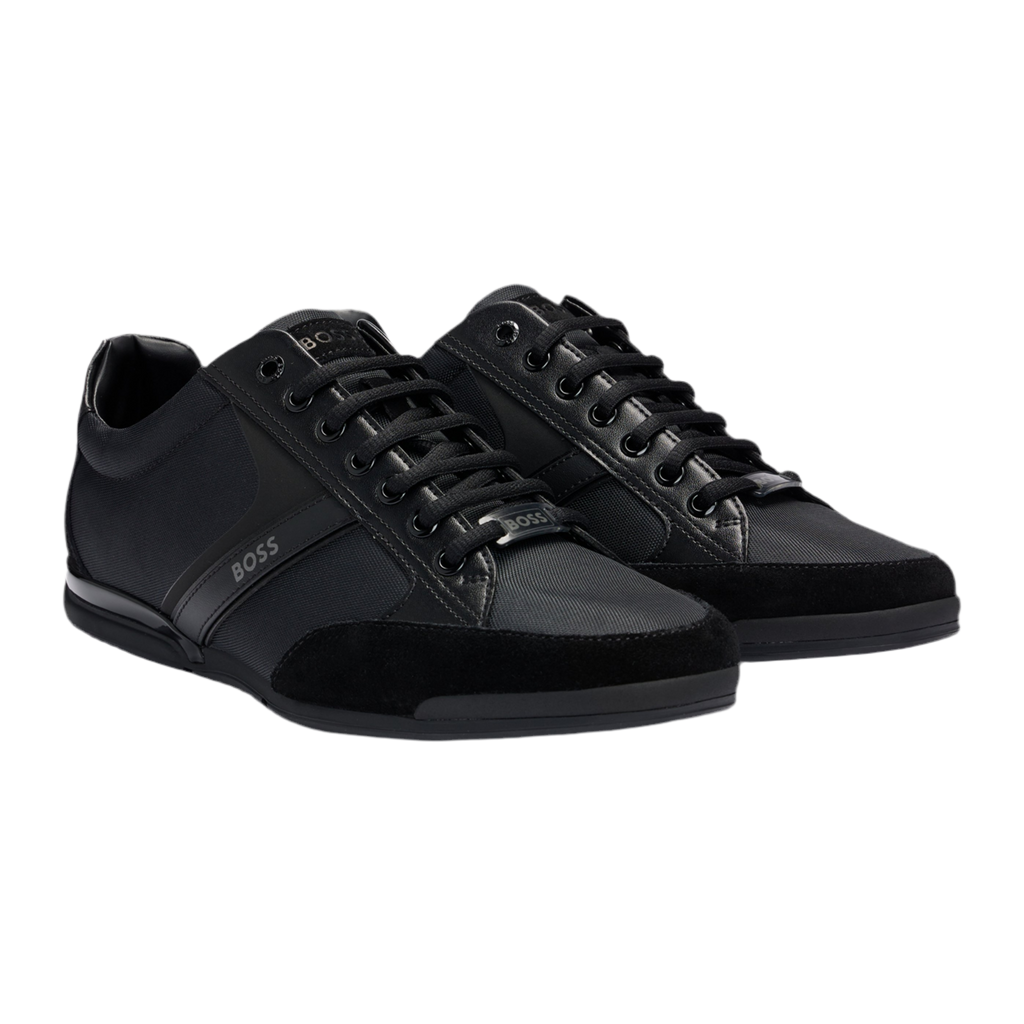 Hugo Boss Men Mixed Trainers - Black