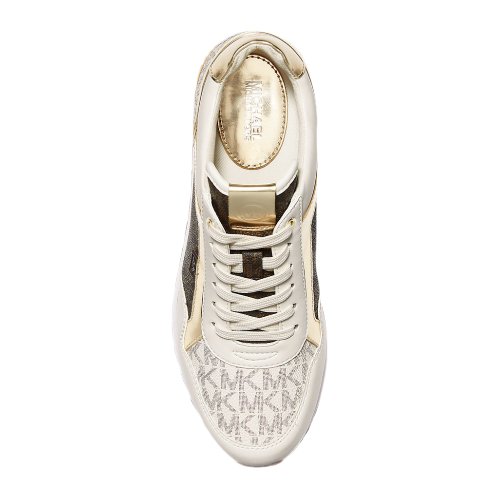 Michael Kors Women Maddy Logo Trainer - Vanilla