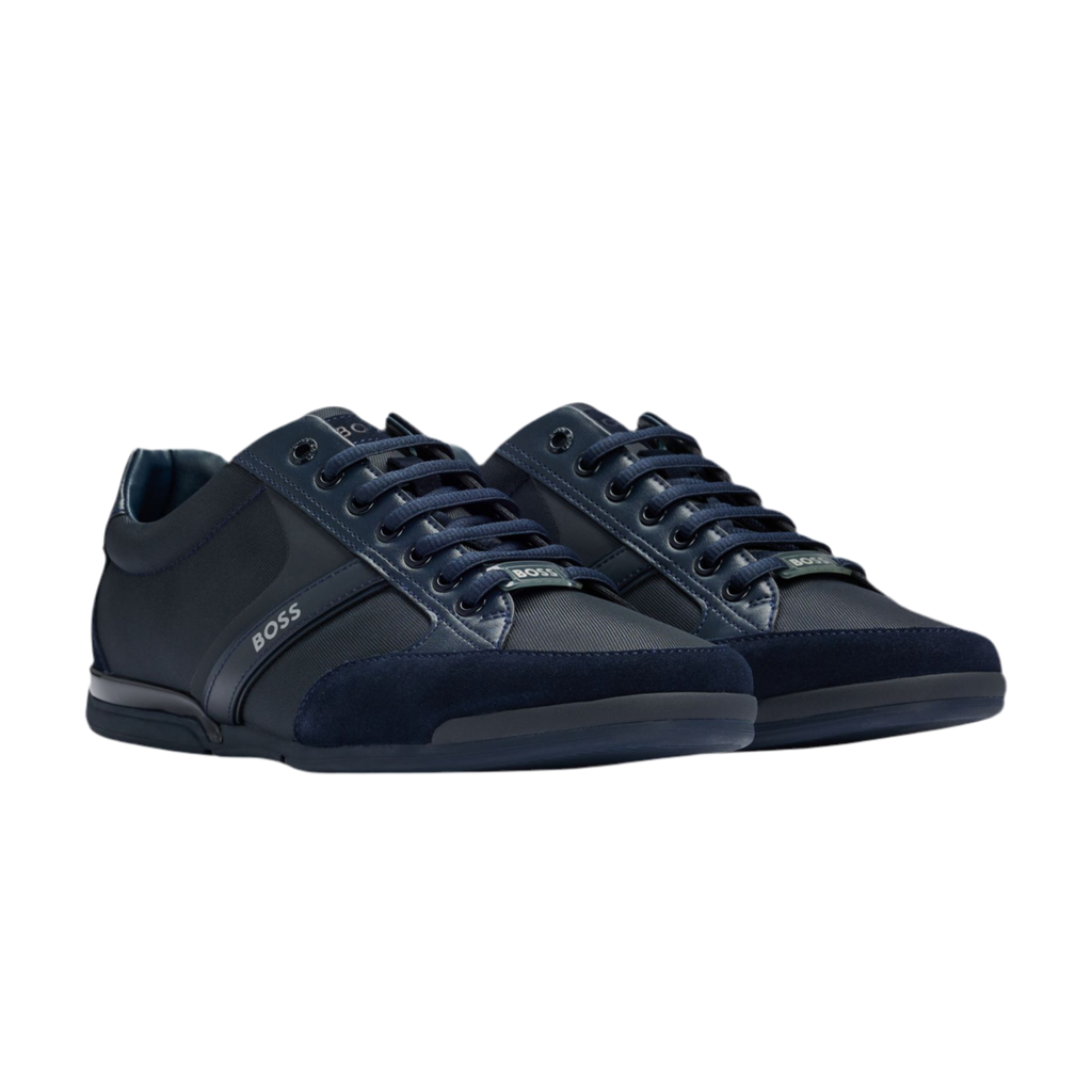 Hugo Boss Men Mixed Trainers - Dark Blue