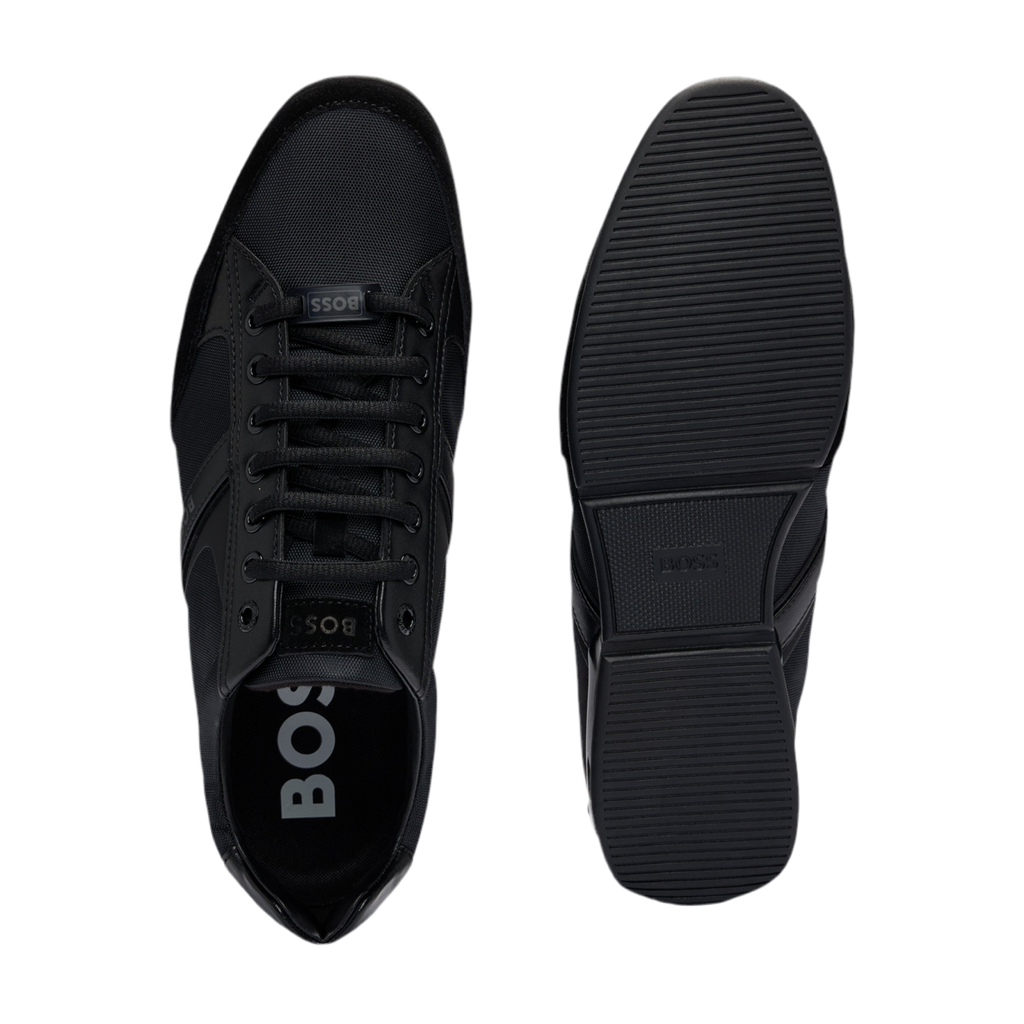 Hugo Boss Men Mixed Trainers - Black