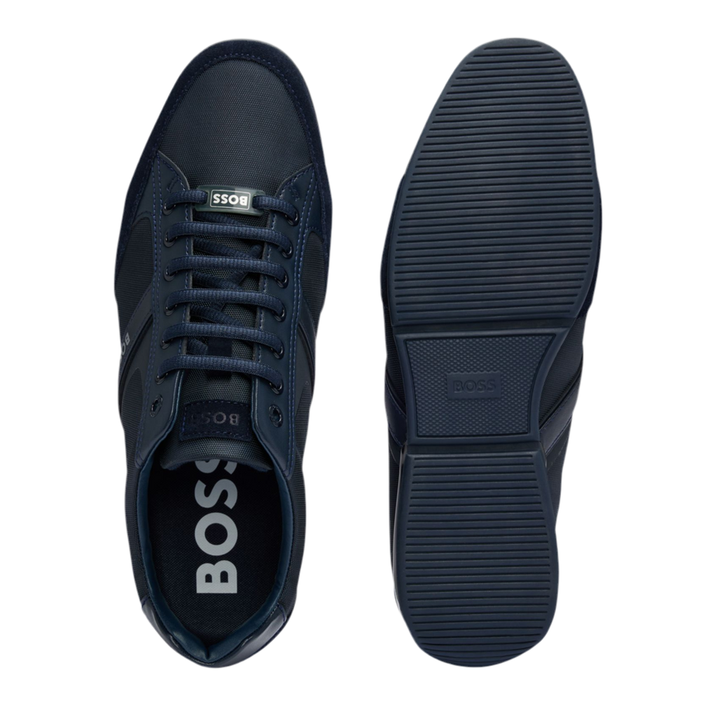 Hugo Boss Men Mixed Trainers - Dark Blue