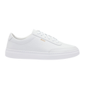 Hugo Boss Men Coated Leather Trainers - White